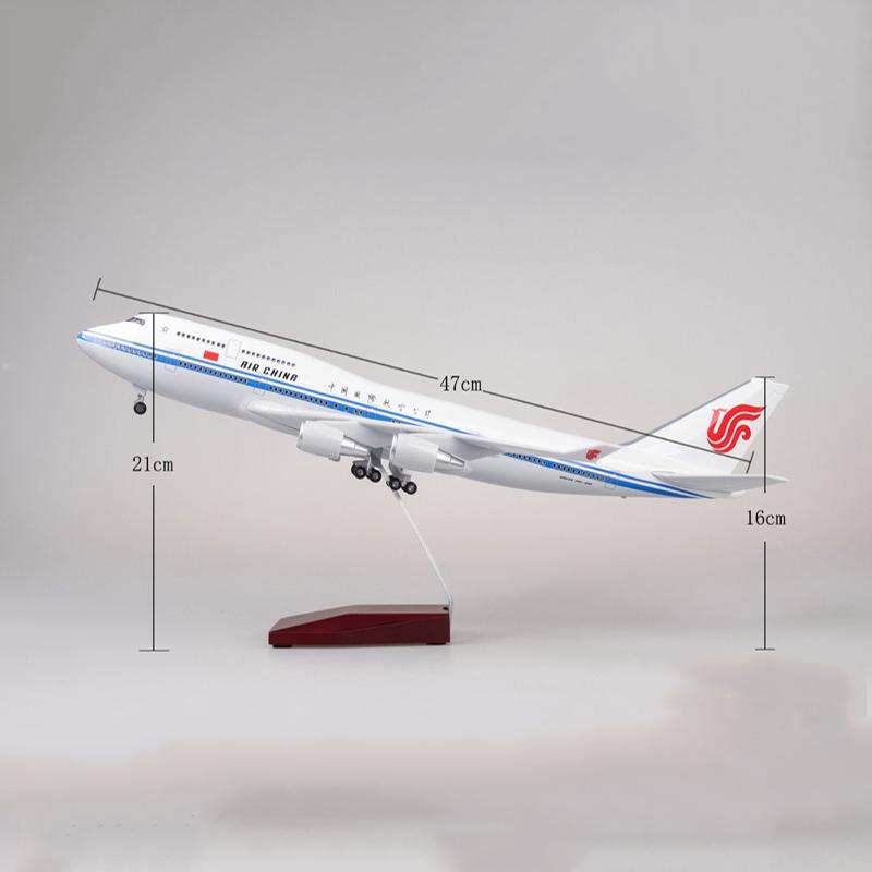 1:150 air china boeing 747 airplane model 18” decoration & gift