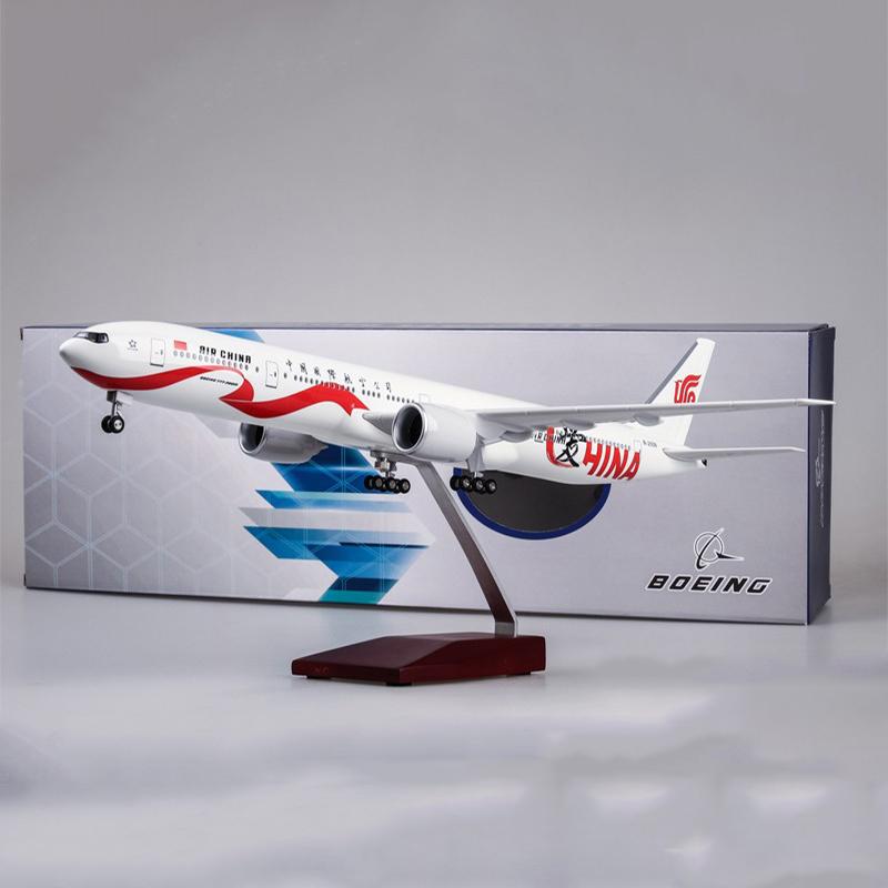 1:157 air china boeing 777-300ed airplane model 18” decoration & gift