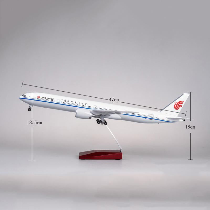 1:157 air china boeing 777 airplane model 18” decoration & gift