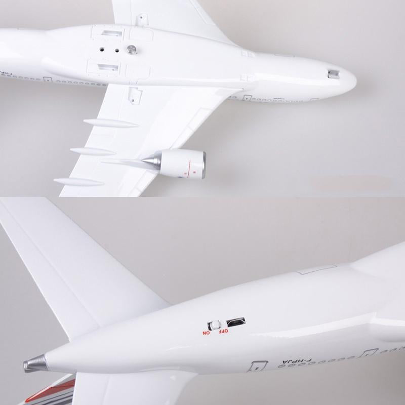 1:160 air france airbus 380 airplane model 18” decoration & gift