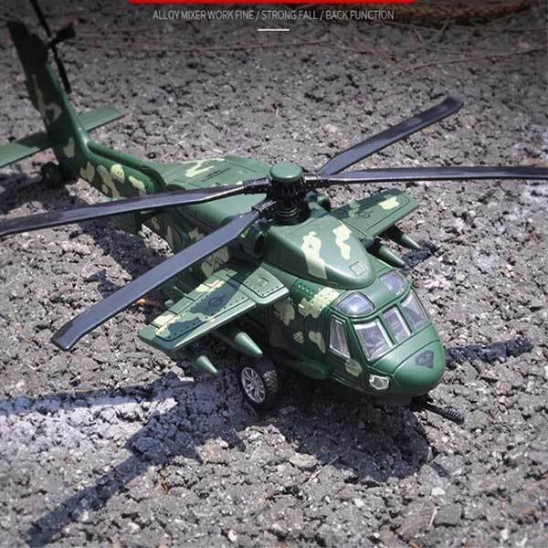 kamory military models black hawk helicopter 1/100 scale model