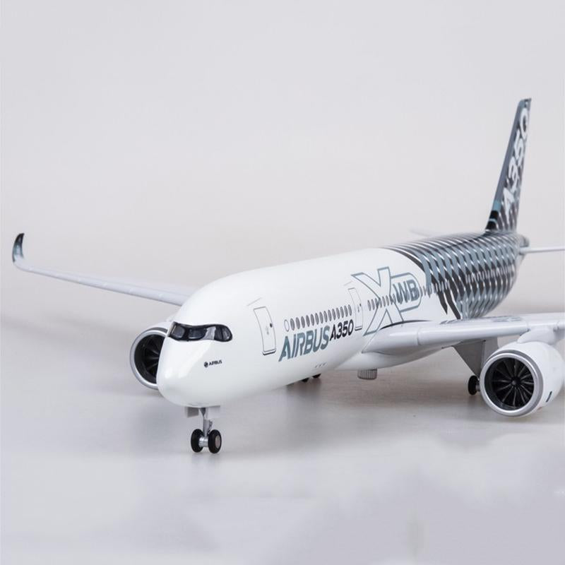 1:142 carbon fiber airbus 350 xwb airplane model 18” decoration & gift