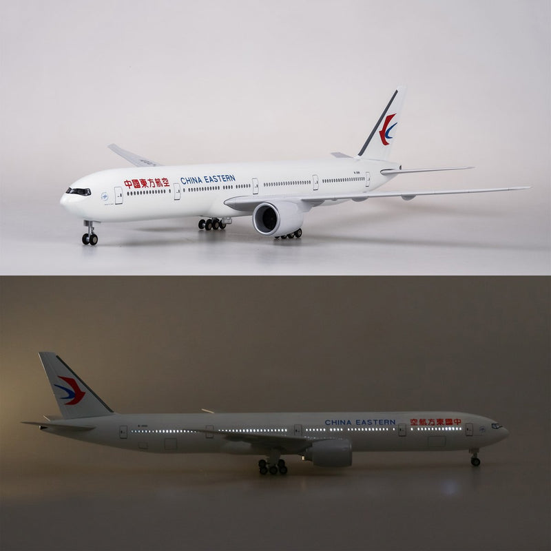 1:157 china eastern airlines boeing 777-300 airplane model 18” decoration & gift