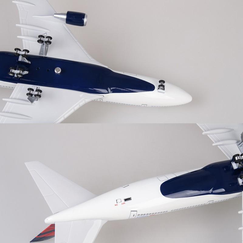 1:150 delta boeing 747 airplane model 18” decoration & gift