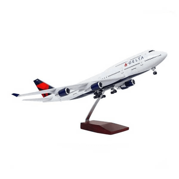 delta Boeing 747 aircraft model plane scale model 1:150 airplane model 747-400