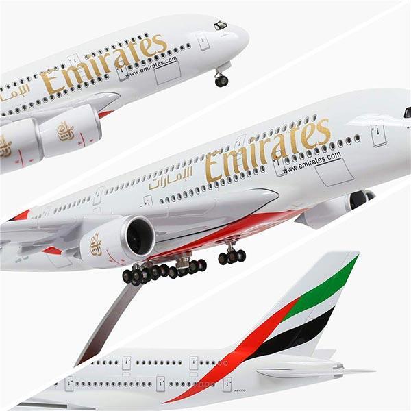 1/160 Emirates Airline A380 Airplane Model For Gift Collection 1/160 Emirates Airline A380 Airplane Model For Gift Collection