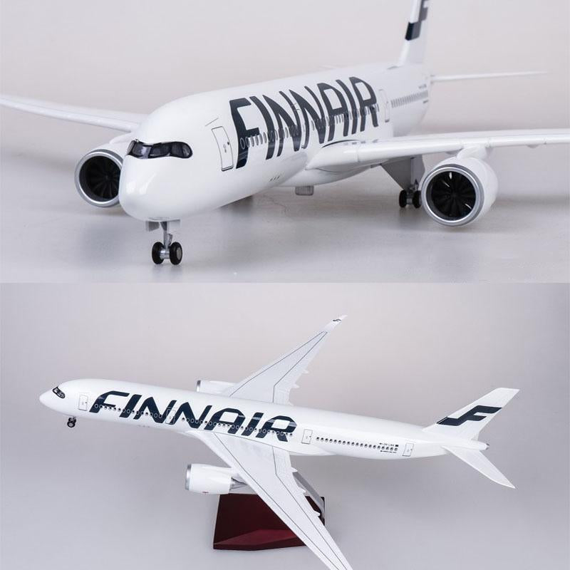 1:142 finnair airbus 350 airplane model 18” decoration & gift