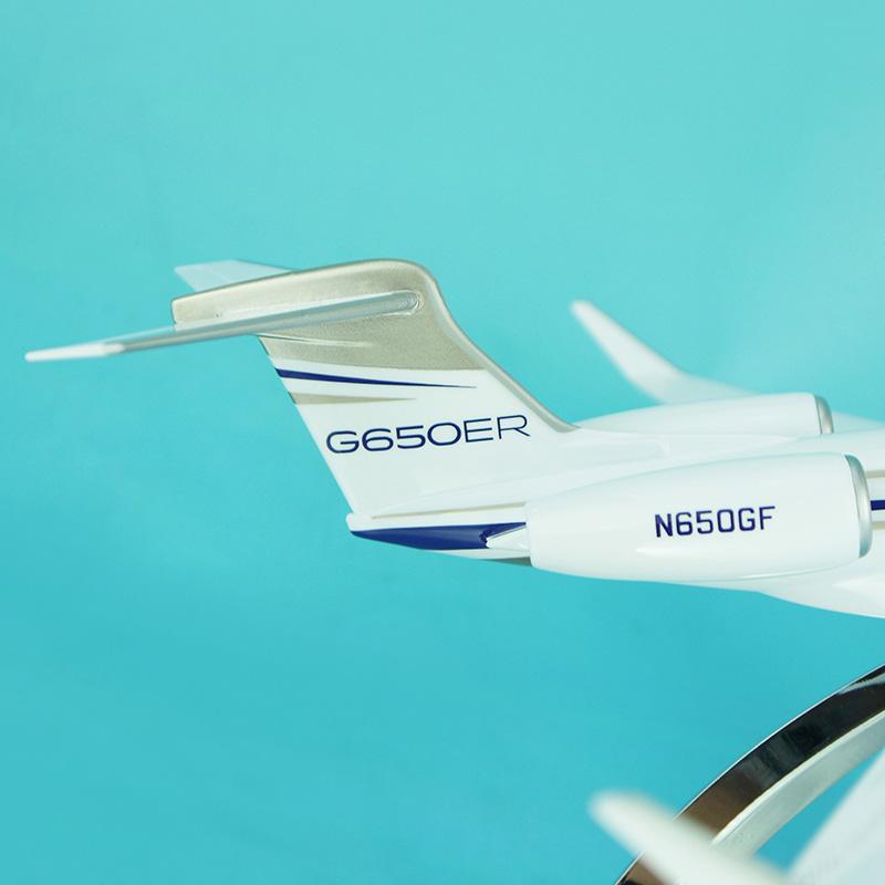 1:100 gulfstream aircraft model g650/g650er decoration & gift
