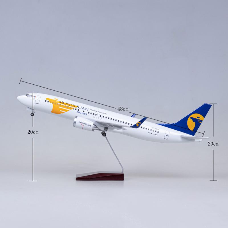 1:85 inner mongolia airlines boeing 737 airplane model 18” decoration & gift