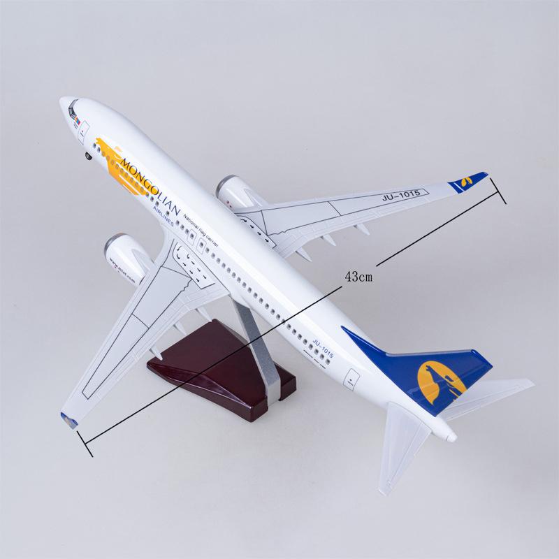 1:85 inner mongolia airlines boeing 737 airplane model 18” decoration & gift