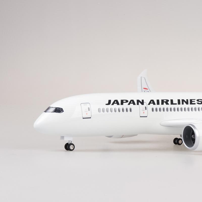 1:130 japan airlines boeing 787 airplane model 18” decoration & gift