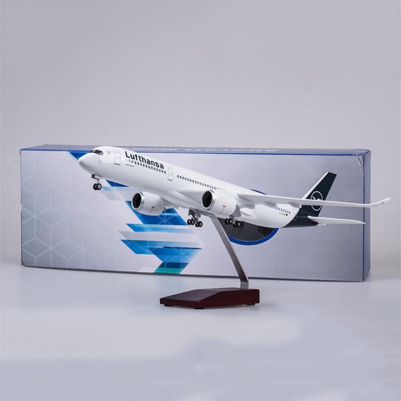 1:142 lufthansa airbus a350 airplane model 18” decoration & gift