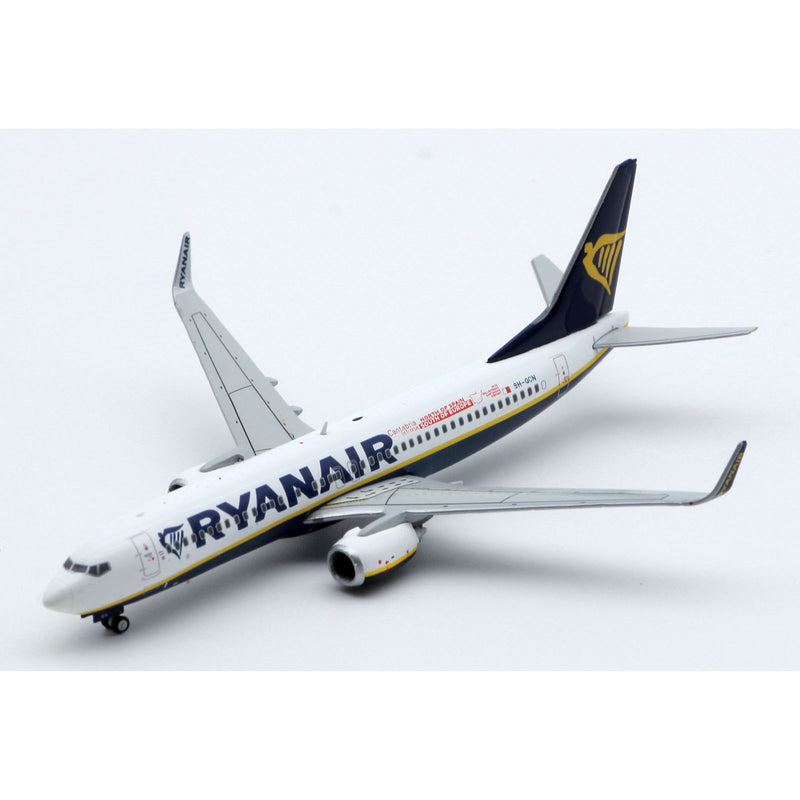 1:400 Ryanair Boeing B737-800 Diecast Aircraft Jet Model
