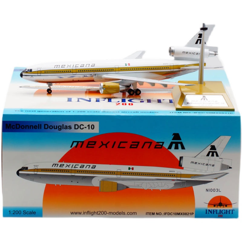 1:200 Mexicana McDonnell Douglas DC-10-15 N1003L Airplane Model