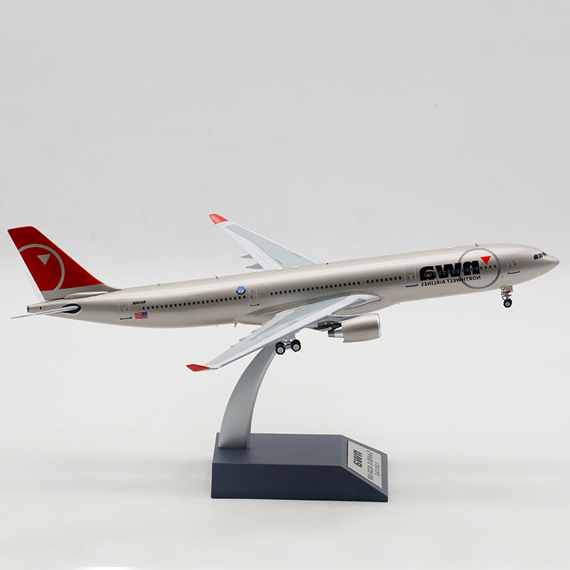 northwest airlines airbus a330-300 n808nw airplane model