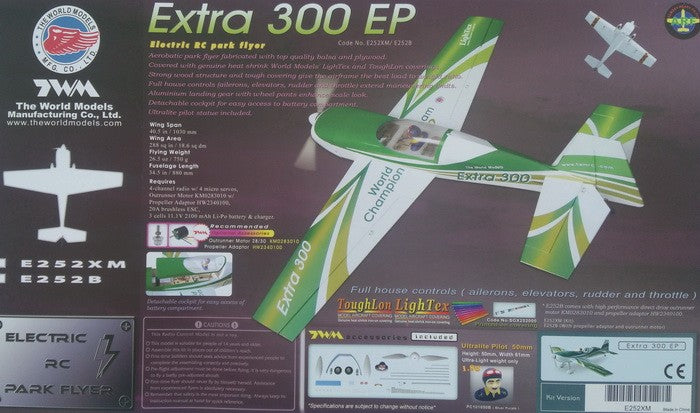 1200MM EXTRA 300 Special Effects 3D 30E Wingspan