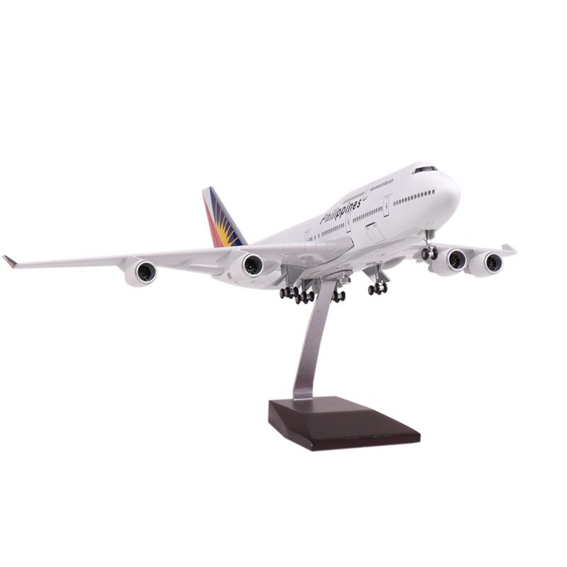 1:150 philippine airlines boeing 747-400 airplane model 18” decoration & gift