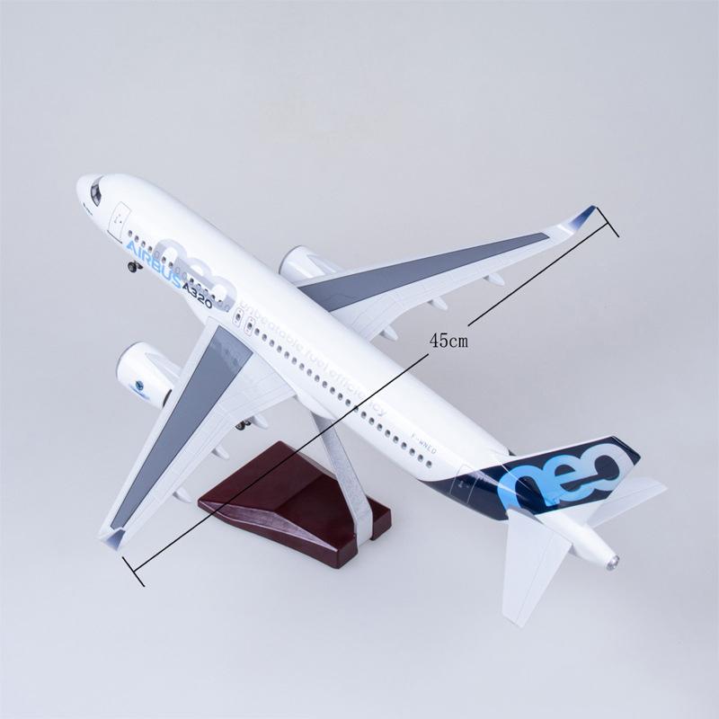 1:150 prototype airbus a320neo airplane model 18” decoration & gift