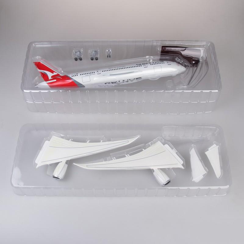 1:130 qantas airlines boeing 787 airplane model 18” decoration & gift