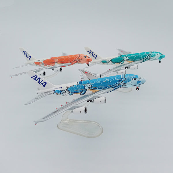 1:500 ANA A380 Turtle Painted Model Airplane