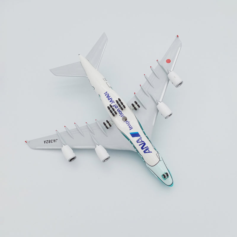 1:500 ANA A380 Turtle Painted Model Airplane