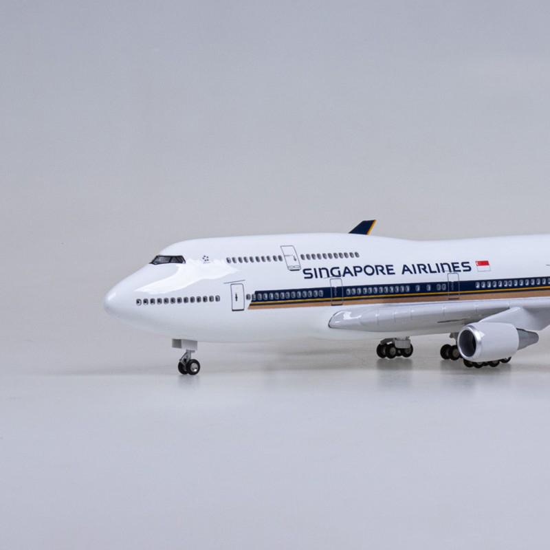 1:150 singapore airlines boeing 747 airplane model 18” decoration & gift