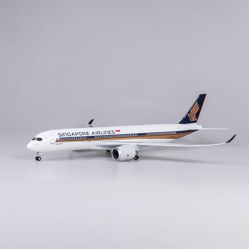 1:142 singapore airlines airbus 350 airplane model 18” decoration & gift