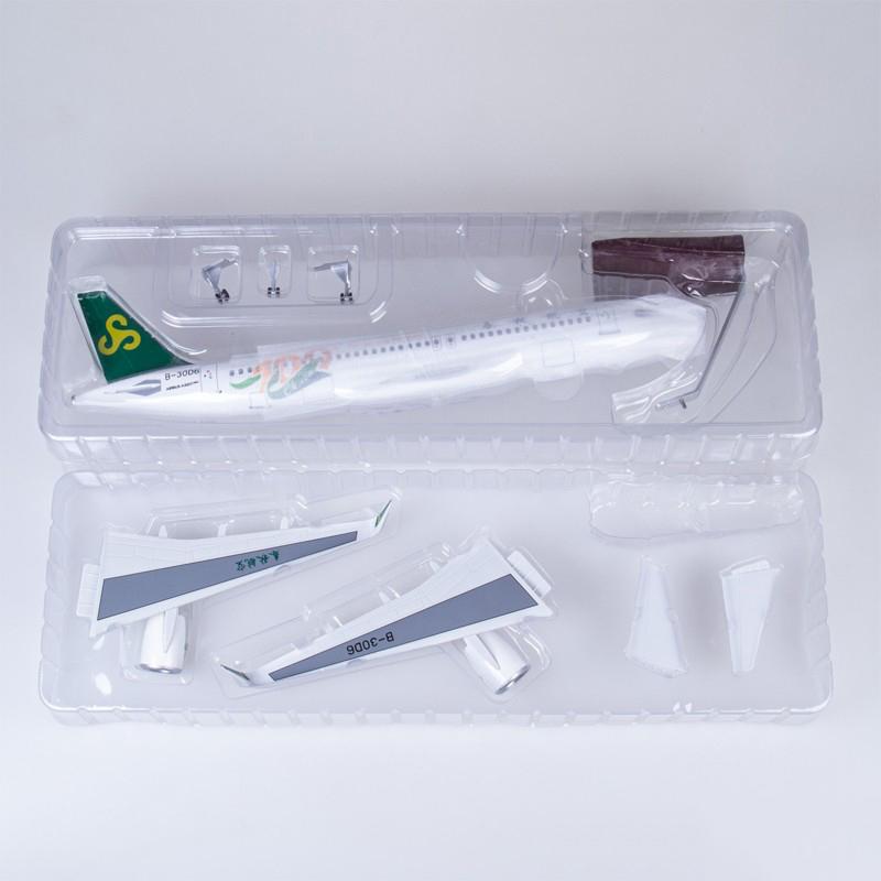 1:80 spring airlines a320 airplane model 18” decoration & gift