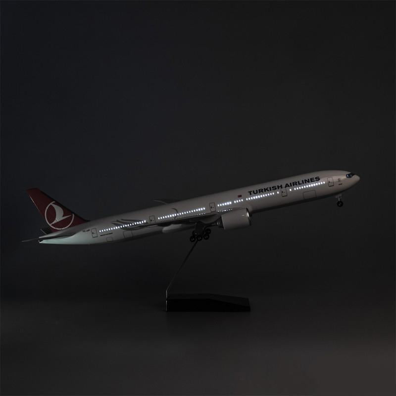 1:157 turkish airlines boeing 777 airplane model 18” decoration & gift