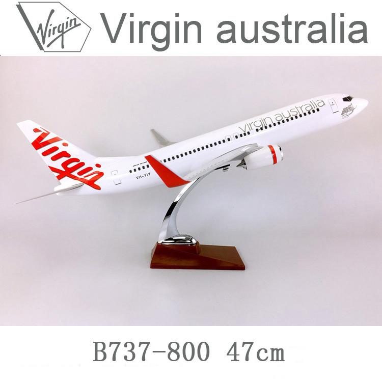 1:87 virgin australia b737-800 airplane model 18” decoration & gift
