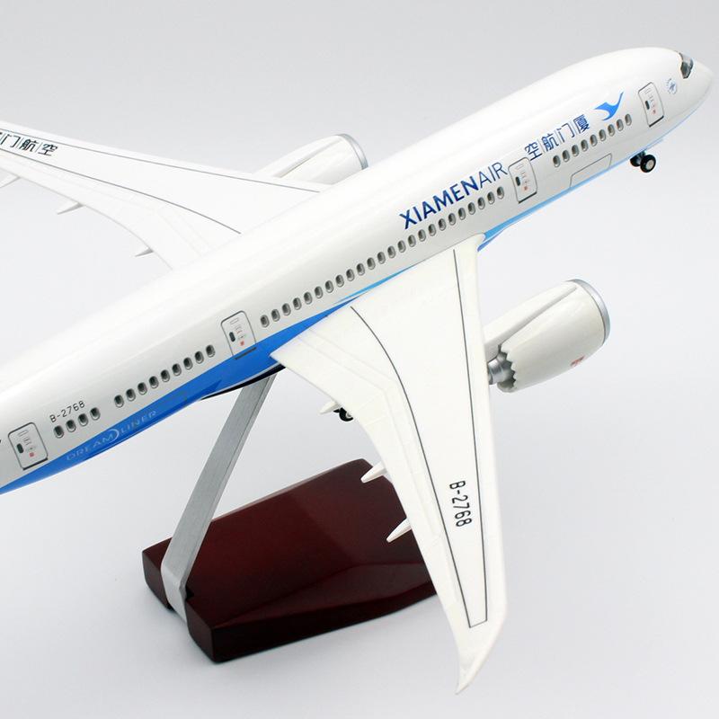 1:130 xiamen airlines boeing 787 airplane model 18” decoration & gift