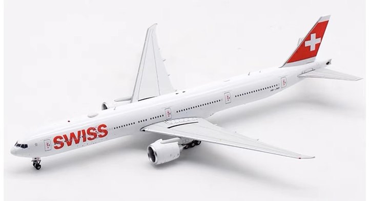 1:400 Swiss Boeing 777-4300ER Airplane Model