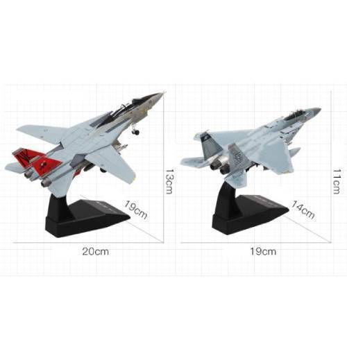 usa fighter f-14/f-15 alloy simulation model